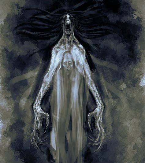 Ghost Characters And Art Divinity Ii Ego Draconis Dark Fantasy Art