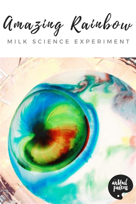 The Awesome Rainbow Milk Science Experiment For Kids