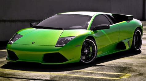 Lamborghini Murcielago Lp640 In Cool Green Hd Wallpapers