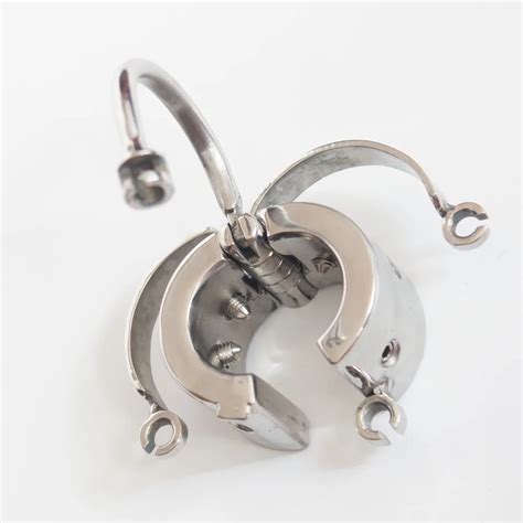 Stealth Lock Stainless Steel Heavy Scrotum Pendant Ball Stretchers