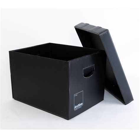 Plastic Archive Box - Separate Lid - Archive Boxes Australia