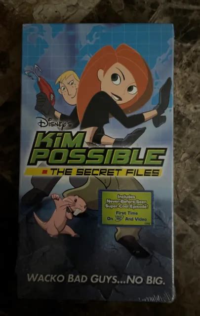 kim possible the secret files vhs 2003 paper sleeve packaging sealed 14 99 picclick