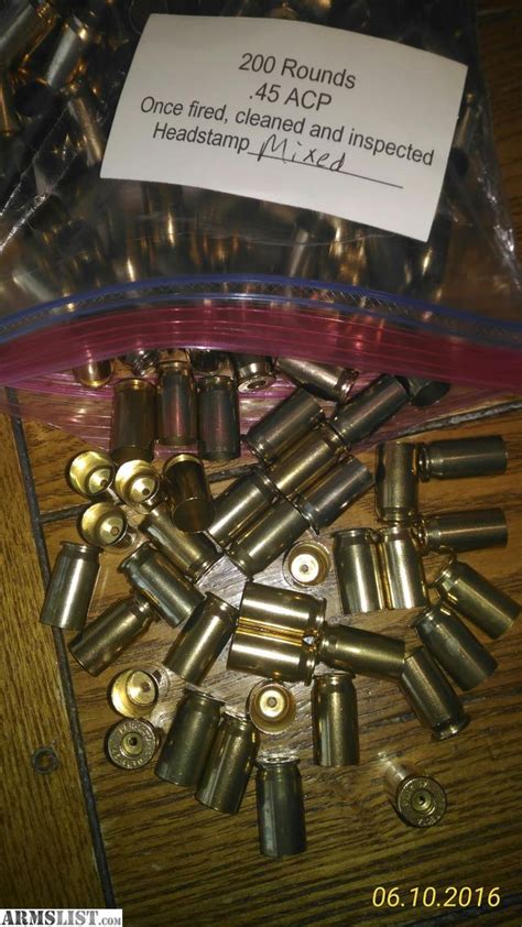 Armslist For Sale Once Fired Pistol Brass