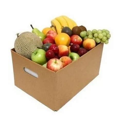 Brown Cardboard Fruit Box At Rs 18piece In Nala Sopara Id 20588930933