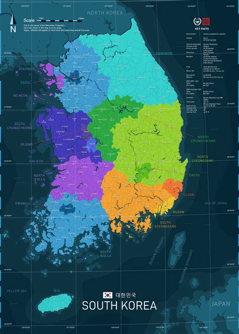 Artstation Map Of South Korea