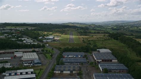 Cumbernauld Airport Aerial Stock Footage 4 Videos Axiom Images