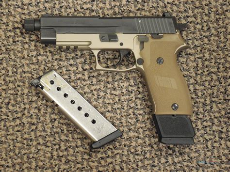 Sig Sauer P 220 Combat 45 Acp With Extended Mags And Threa For Sale