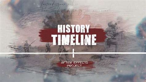 Videohive 22820627 - History Timeline - After Effect Template | VFXVIET