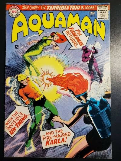 Aquaman 24 1965 F 65 Aqualad Mera Appearance Nick Cardy Coverart
