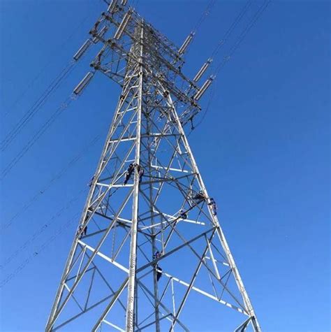 Durable Lattice Steel Towers For Super High Voltage Electric