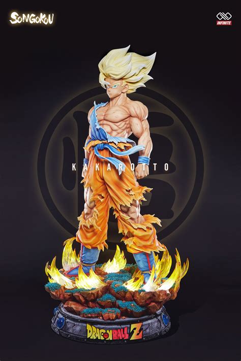 Dragon Ball Infinite Studio Goku Saiyan Namek Statue Résine 11