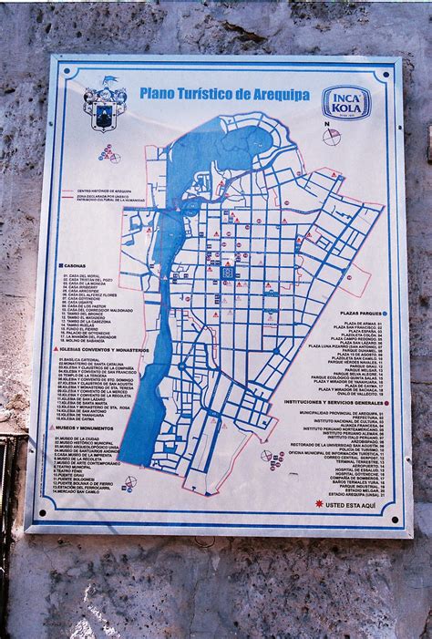 Mapa De Arequipa Mapa De La Ciudad De Arequipa Por Si Alg Flickr