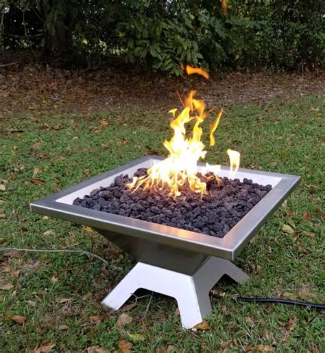 Stainless Steel Fire Pit Design Doubles As Chimenea Science And