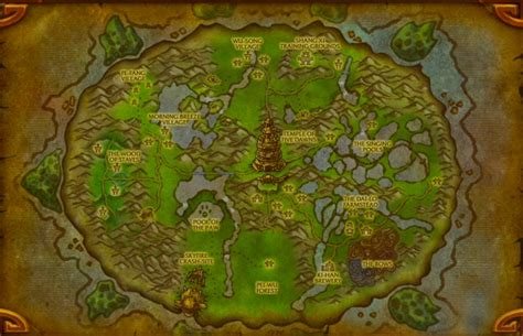 Detailed World Of Warcraft Mists Of Pandaria Information Zones Races