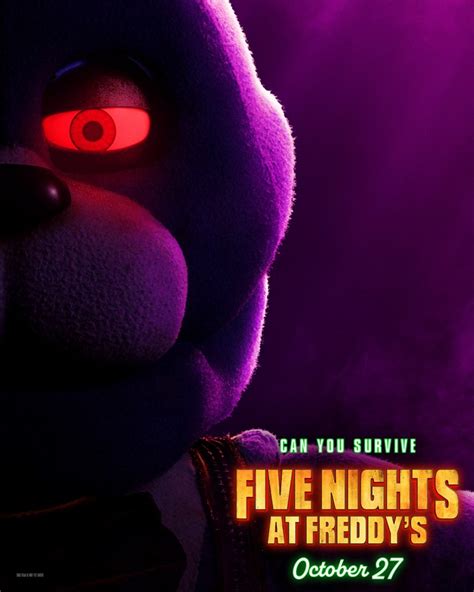 Fnaf Avance Y Afiches De La Película De Five Nights At Freddys