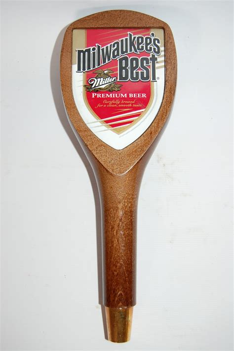 Milwaukees Best Wooden Beer Tap Handle Ebay
