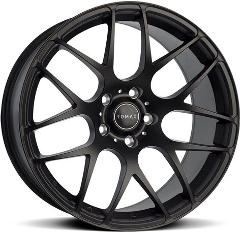 Alloy Wheels 19 Romac Radium Black Matt For Peugeot 4007 07 12 Ebay