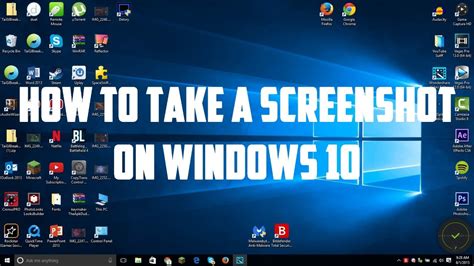 Then save the screenshot on your system. How to take screenshots in windows 10 - YouTube