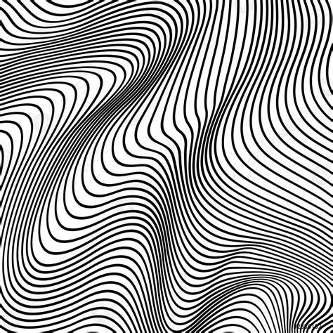 Vector Abstract Lines Pattern Waves Background Stock Vector