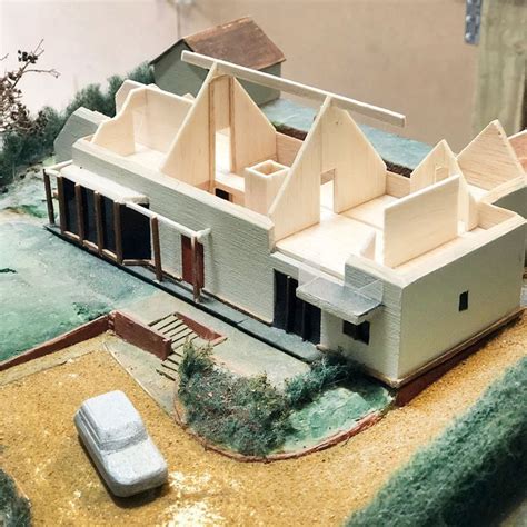 A To Scale Model House Made By The Customer Building Your Dream Home