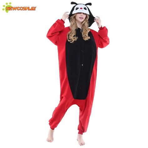 Newcosplay Unisex Cosplay Costume Ladybug Unicorn Pijama Sleepwear