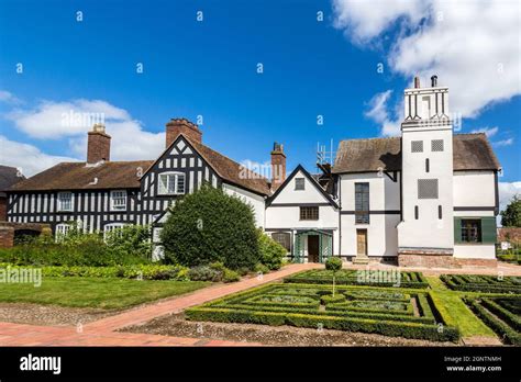Formal Gardens At Boscobel House Shropshire England Uk Stock Photo