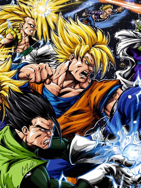 Dragon ball z all characters. Free download Dragon Ball Z Fighting Characters Artwork 1920x1080 Full HD 169 1920x1080 for ...