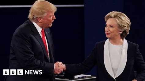 trump v clinton sex lies and videotape at us presidential debate bbc news