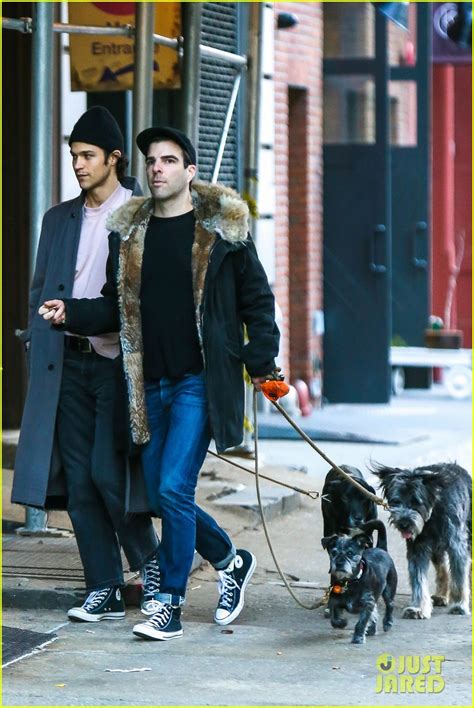 Zachary Quinto Miles McMillan Share Cute Moment In NYC Photo 3800161
