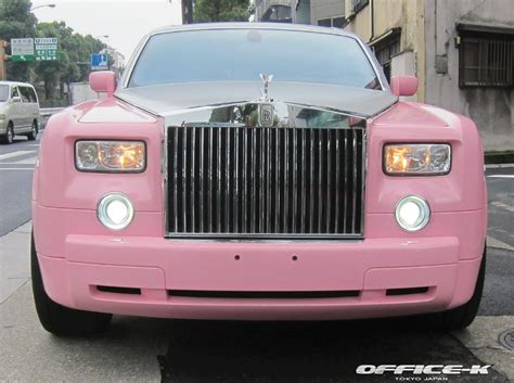 Car News Pink Wrapped Rolls Royce Phantom By Office K On Car News