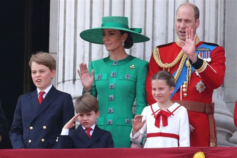 Prince George Princess Charlotte Prince Louis Return To Palace Balcony