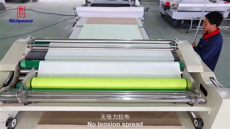 Richpeace Automatic Spreading And Cutting Machine Youtube