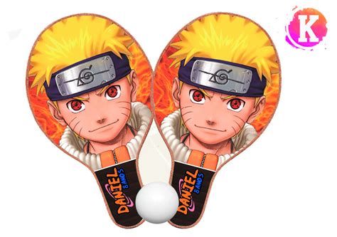 Raquete De Ping Pong Naruto Elo7 Produtos Especiais