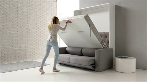 How To Make A Wall Sofa Bed System The Murphy Bed Tiny Apartment