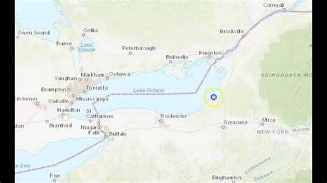 Earthquake Canada, Near Montreal M3.7 Felt Reports - YouTube