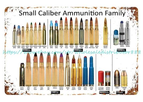Us Army Military Small Caliber Ammunition Famly Ammo Identification