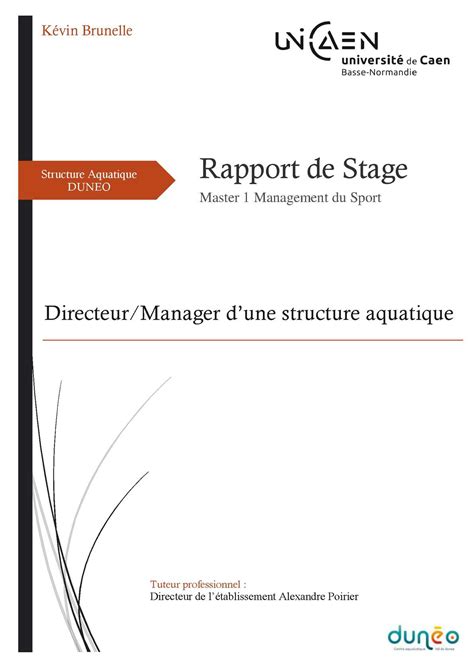 Conseils Redaction Rapport Stage M1 Mmi Amp Ci Rezfoods Resep
