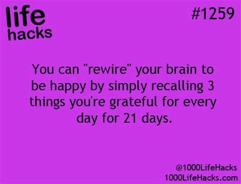 Your brain, Life hacks and To be happy on Pinterest