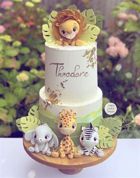Jungle Theme Cake Baby Shower Boardwalkstory