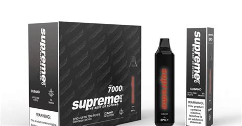 Supreme Epic 7000 Puffs Huge Power Cubano 10 Pack