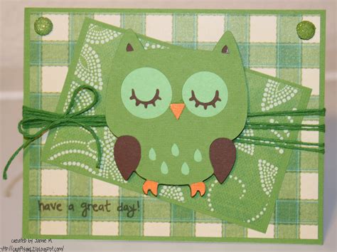 Top selected products and reviews. Crafty Girl 21!: Owl birthday card