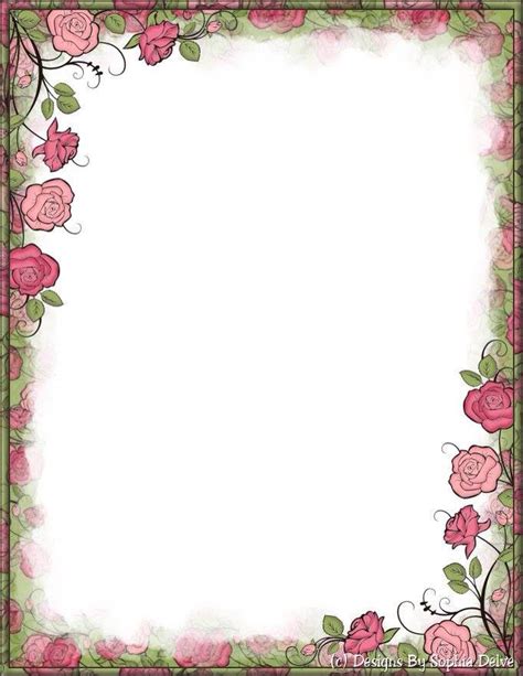 Free Printable Lined Paper With Decorative Borders Free Sample