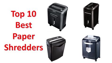Top 10 Best Paper Shredders Of 2020 You Can Buy On Amazon Youtube