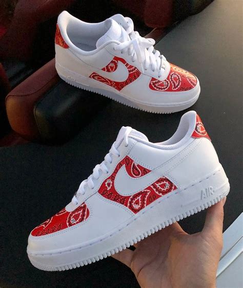 Explore and buy the air force 1 '07 'valentine's day'. Custom bandana Nike Air Force 1 | THE CUSTOM MOVEMENT in ...