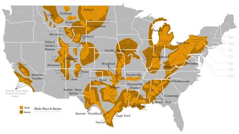 Us Oil Shale Map Oil Shale Shale Mancos