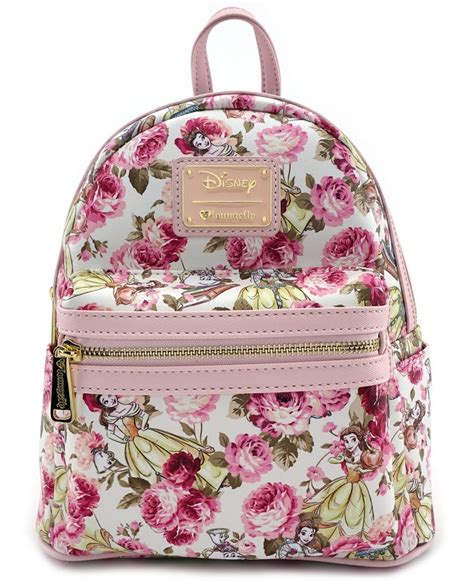 Beauty And The Beast Floral Mini Backpack Girls At Mighty Ape
