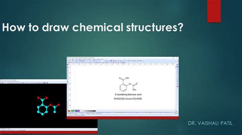 How To Draw Chemical Structures L Generate Name For Structure L Free Software L ChemSketch