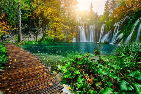 Waterfalls Join 16 Natural Lakes In Croatia's Breathtaking Plitvice ...
