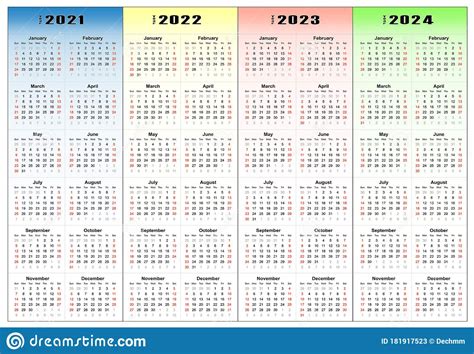 2021 2022 2023 2024 Calendar Spanish Calendar 2021 2022 2023 2024 All