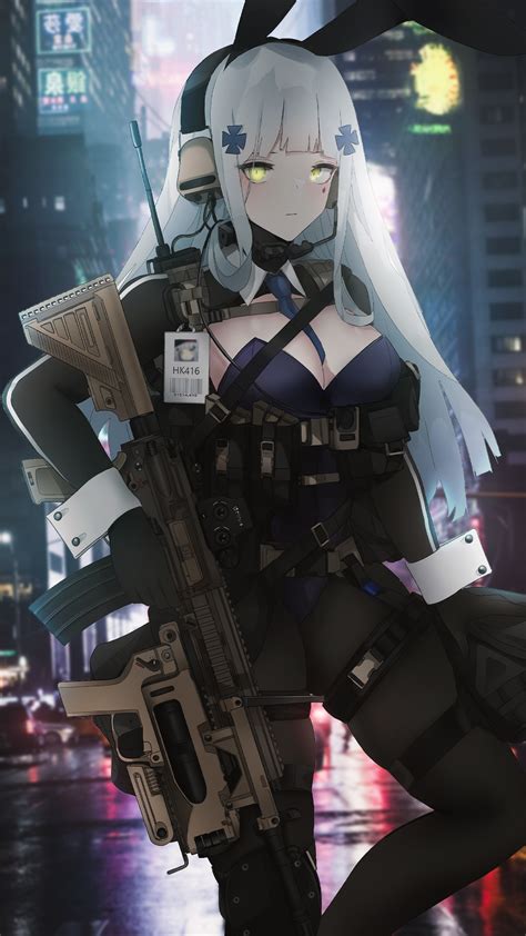 Wallpaper Anime Girls Girls Frontline Japan Street Big Boobs 1080x1920 Oganjkaramel